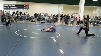 75 lbs Round Of 32 - Daniel Magnani, NY vs Teagan VanBebber, CA