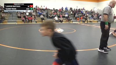 B-17 lbs Cons. Round 1 - Lawson Matthias, Wapsie Valley vs Glenn Trask, Benton Community Wrestling Clu