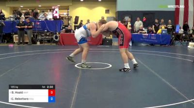 125 kg Consi Of 4 - Bobby Heald, Army West Point vs Christian Rebottaro, Michigan State