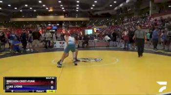 145 lbs Champ. Round 1 - Luke Lyons, OK vs Brecken Crist-Funk, KS