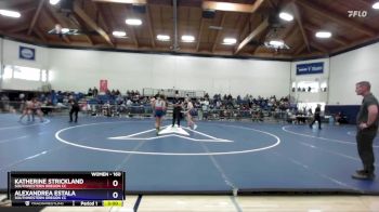 160 lbs Cons. Round 2 - Alexandrea Estala, Southwestern Oregon CC vs Katherine Strickland, Southwestern Oregon CC