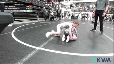 55 lbs Semifinal - Axel Gannon, Lions Wrestling Academy vs Walker Gastineau, Standfast