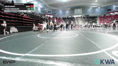 88 lbs Consolation - Willie Kurtz, SlyFox Wrestling Academy vs Tyson Chuculate, Coweta Tiger Wrestling