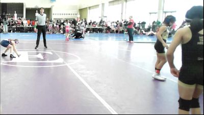 60 lbs Rr Rnd 3 - Harper Weaver, All I See Is Gold Academy - Girls vs Isabelle Beam, NewWhale Purple - Girls