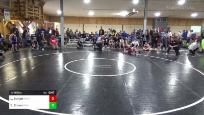 M 105 lbs Consolation - Liam Button, Dansville vs Ethan Brown, Binghamton