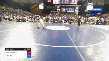 94 lbs Cons 16 #1 - Peyton Van Hoven, Virginia vs Layne Martin, Michigan