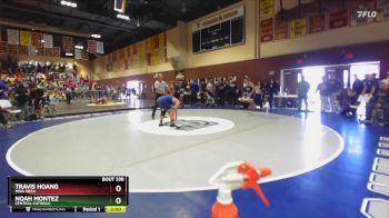 165 lbs Champ. Round 2 - Noah Montez, Central Catholic vs Travis Hoang, Mira Mesa