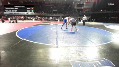 285 lbs Cons. Round 3 - Xavier Flores, Pacheco vs Chase Baker, Rocklin