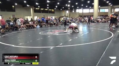 120 lbs Round 1 (6 Team) - Colt Mitchell, West Georgia WC vs Noah Rains, Team Rich Habits White