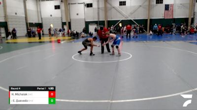 160 lbs Round 4 - Estevon Quevedo, Bryan Youth Wrestling vs Harper Michalak, Duncan Wrestling Club