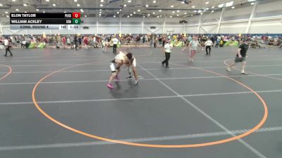 165 lbs Cons. Round 4 - Elon Taylor, Unattached vs William Ackley, Unattached