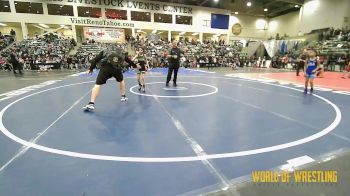 57 lbs Consi Of 4 - Tristen Skaggs, Lewis Academy vs Makenzi Boss, GOLDRUSH Academy