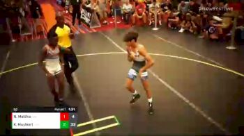 92 lbs Finals (2 Team) - Kavin Muyleart, NJ/PA vs Nathan Matthis, USA