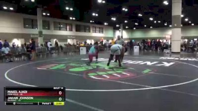 285 lbs Round 5 (6 Team) - Jakari Johnson, OutKast vs Makel Ajadi, MXW Gold