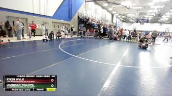 60 lbs Quarterfinal - Chandler Williams, Sanderson Wrestling Academy vs Ryker Wylie, Sanderson Wrestling Academy