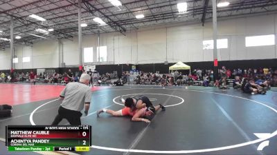 175 lbs Round 1 - Matthew Cauble, Eastvale Elite WC vs Achintya Pandey, Corona Del Mar