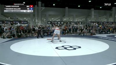 130 kg Cons. Quarters - James Hustoles, NMU-National Training Center vs Brandon Ballard, Frontier Wrestling Club
