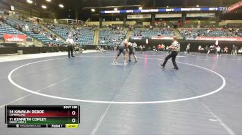 285 lbs Cons. Round 3 - 11 Kenneth Copley, Embry-Riddle vs 14 Kawaun Deboe, Cumberland