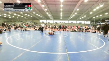127 lbs Round Of 32 - Cael Brown, All-American Wrestling Club MS vs Jack Gilson, North Carolina National Team Blue