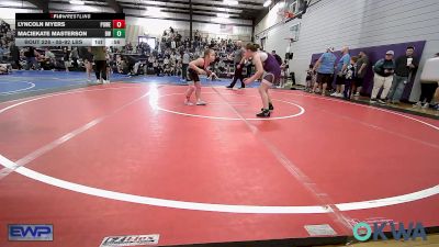 85-92 lbs Rr Rnd 3 - Lyncoln Myers, Powerhouse Elite 9u vs Maciekate Masterson, Bristow Wrestling