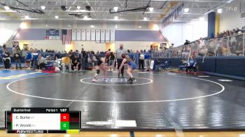 126 lbs Quarterfinal - Emma Burke, North Pontotoc High School vs Paige Woods, Oak Grove High School