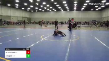 67 lbs Rr Rnd 1 - Nathan Schuman, Mat Assassins Wrestling Club vs Andres Lopez, Nm Gold