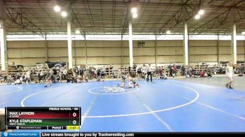 80 lbs Champ. Round 1 - Max Laymon, O`LEARY vs Kyle Stapleman, West Minico