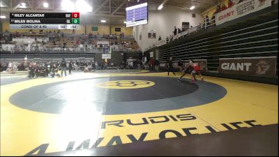 113 lbs Consi Of 8 #2 - Riley Alcantar, Baylor School vs Miles Molina, Gilman