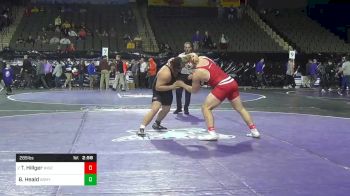 285 lbs Quarterfinal - Trent Hillger, Wisconsin vs Bobby Heald, Army West Point