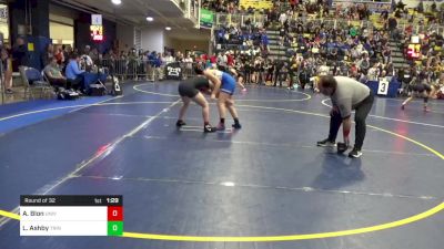 130 lbs Round Of 32 - Allena Blon, University-WV vs Lynnsey Ashby, Trinity