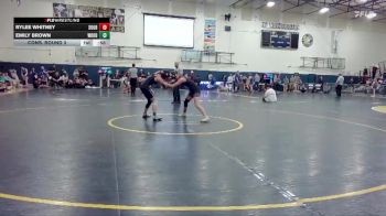 110 lbs Cons. Round 3 - Rylee Whitney, Southridge vs Emily Brown, Woodburn