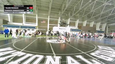 80 lbs Champ. Round 1 - Kameron Zimmerschied, Hawk Wrestling Club vs Blade Pehrson, Delta Wrestling Club