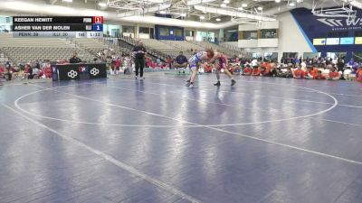 215 lbs Keegan Hewitt, Pennsylvania vs Asher Van Der Molen, Illinois