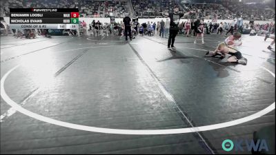 58 lbs Consi Of 8 #2 - Benjamin Loosli, Madill Takedown vs Nicholas Evans, Hurricane Wrestling Academy