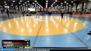 76 lbs Rd# 7- 10:45am Saturday Final Pool - Isaiah Baca, Team New Mexico vs TJ Markijohn, Terps Xtreme