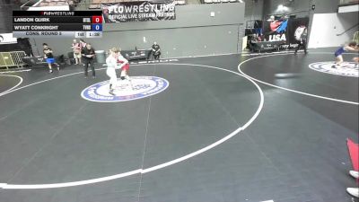 113 lbs Cons. Round 5 - Landon Quirk, Beat The Streets - Los Angeles vs Wyatt Conkright, Temecula Valley High School Wrestling