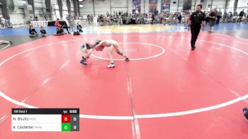 60 lbs Rr Rnd 1 - Noah Shultz, Micky's Minions Blue vs Karsten Castetter, Midwest Monsters