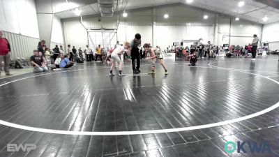 64 lbs Consi Of 4 - Weston Myers, Keystone Kids Wrestling Club vs Brentley Baucom, Salina Wrestling Club