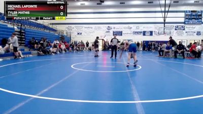 150 lbs Quarterfinal - Tyler Mathis, Oologah vs Michael LaPointe, Grove