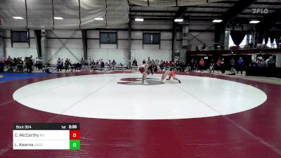 165 lbs Quarterfinal - Chris McCarthy, Rhode Island College vs Landon Kearns, Coast Guard