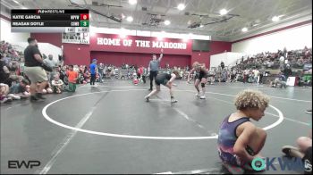 126 lbs Rr Rnd 3 - Katie Garcia, Mannford Pirate Youth Wrestling vs Reagan Doyle, Cowboy Wrestling Club