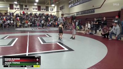 B-6 lbs Round 1 - Kohen Budzine, Indee Mat Club vs Mason Thomas, DC ELITE