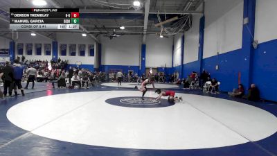 132 lbs Consi Of 8 #1 - Dereon Tremblay, New Bedford vs Manuel Garcia, Dedham