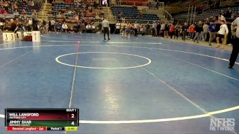 133 lbs Cons. Round 2 - Jimmy Shar, Bismarck Legacy vs Will Langford, Watford City