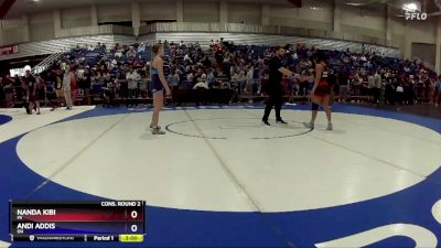 140 lbs Cons. Round 2 - Nanda Kibi, MI vs Andi Addis, OH