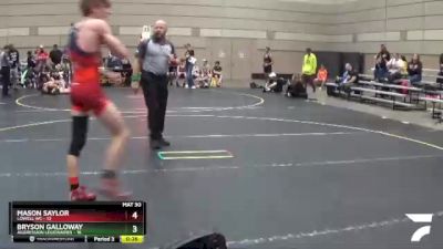 80 lbs Finals (8 Team) - Conner Collins, Team Illinois vs Alex Golden, Untouchables Black