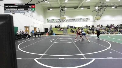 157 lbs Quarterfinal - Vicente Tizoc, Victor Valley vs Christopher Mattar, Cerritos