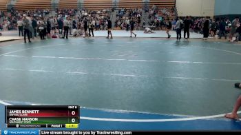 133 lbs Champ. Round 1 - James Bennett, UW-Eau Claire vs Chase Hanson, Southwest State