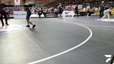 Cons. Round 3 - Cruz Sleezer vs Isaac Castaneda, Canyon Springs High School Wrestling