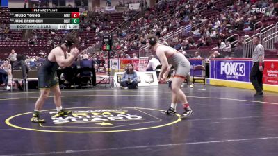 215 lbs First Round - Juuso Young, Port Allegany vs Jude Bremigen, Southern Columbia